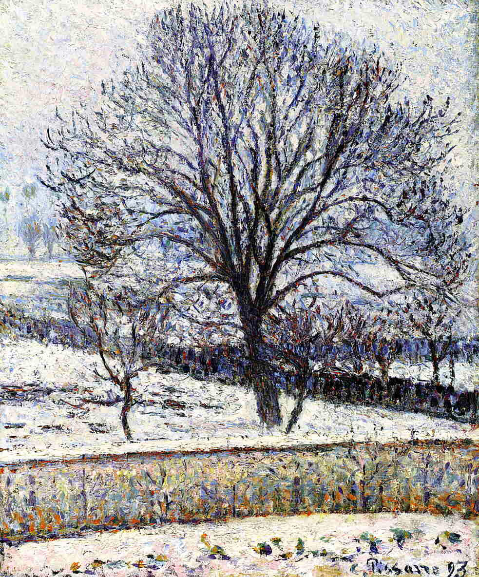  Camille Pissarro The Thaw, Eragny - Hand Painted Oil Painting