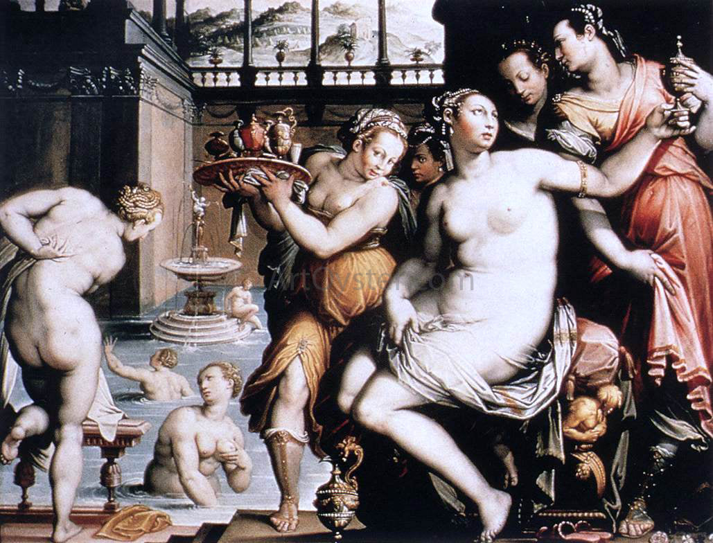  Jacopo Zucchi The Toilet of Bathsheba - Hand Painted Oil Painting