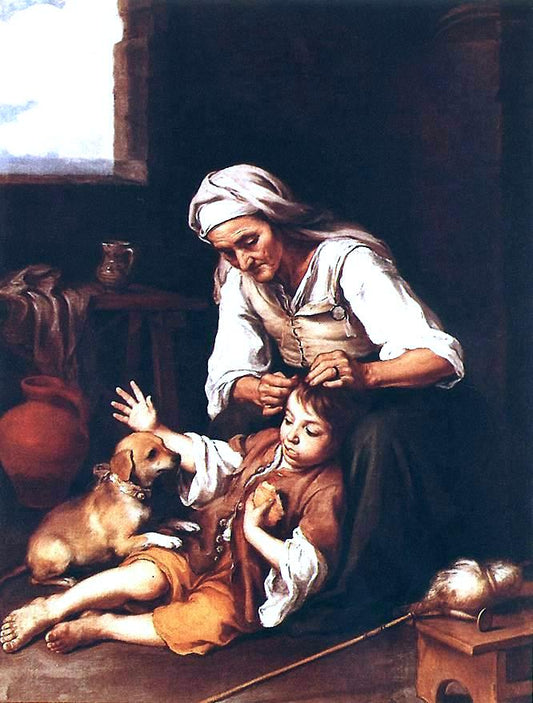  Bartolome Esteban Murillo The Toilette - Hand Painted Oil Painting