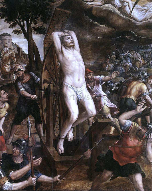 Michiel Van Coxcie The Torture of St George - Hand Painted Oil Painting