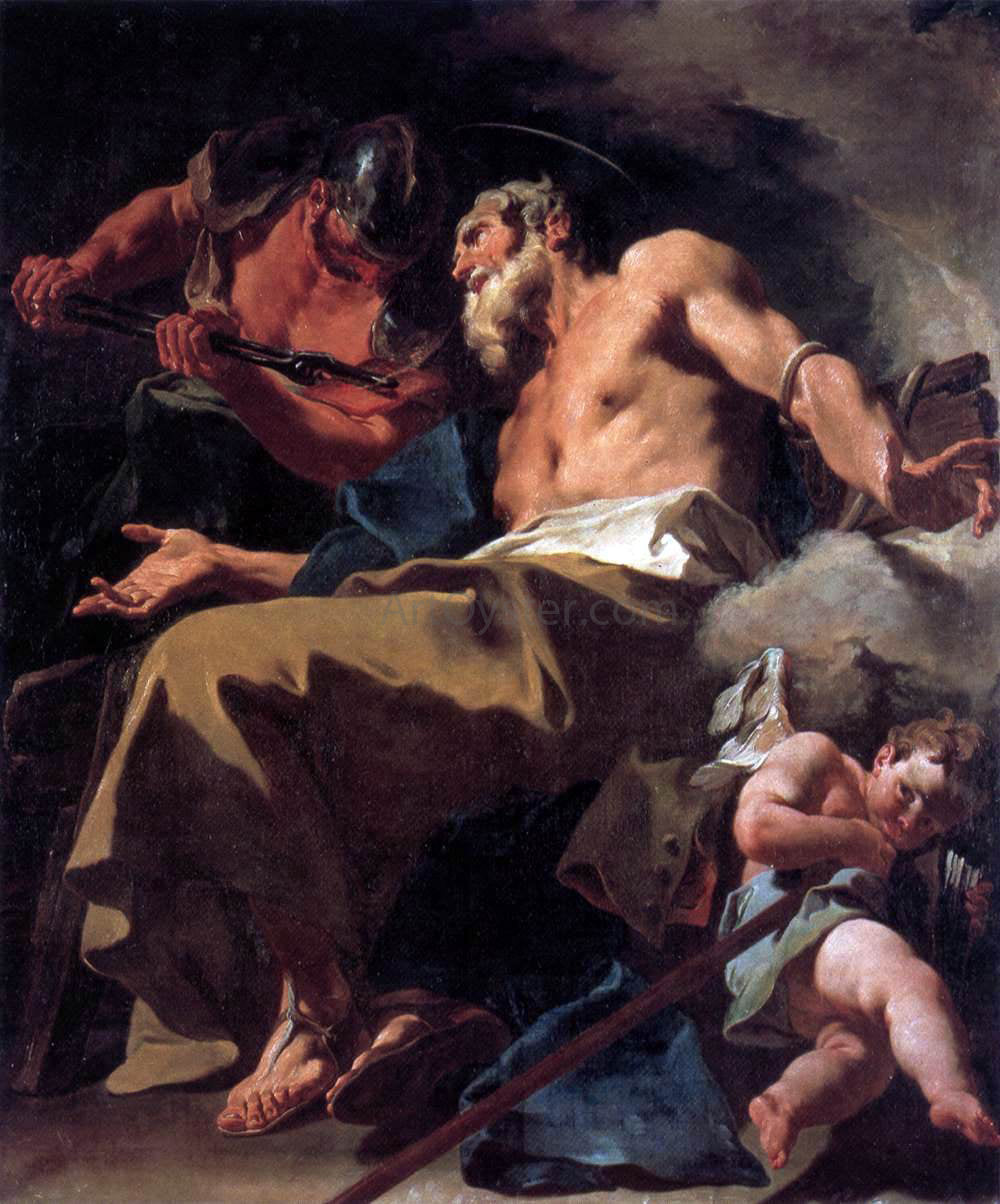  Giambattista Pittoni The Torture of St Thomas - Hand Painted Oil Painting