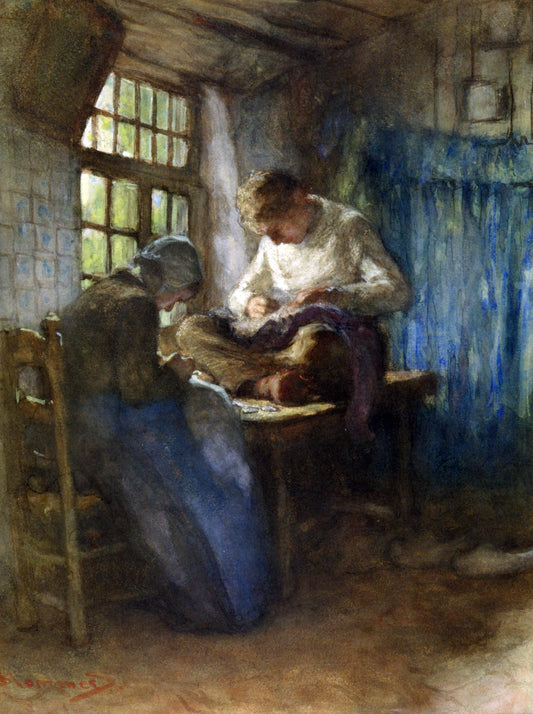  Bernardus Johannes Blommers The Town Tailors - Hand Painted Oil Painting
