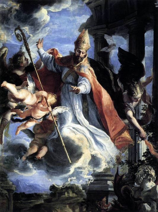  Claudio Coello The Triumph of St Augustine - Hand Painted Oil Painting