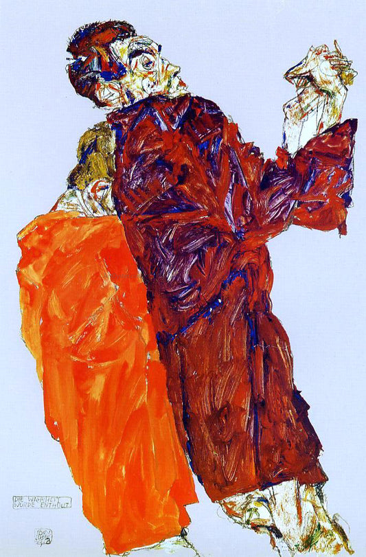  Egon Schiele The Truth was Revealed - Hand Painted Oil Painting