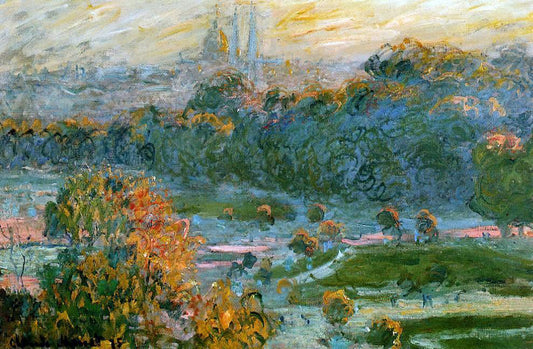  Claude Oscar Monet The Tuileries (study) - Hand Painted Oil Painting