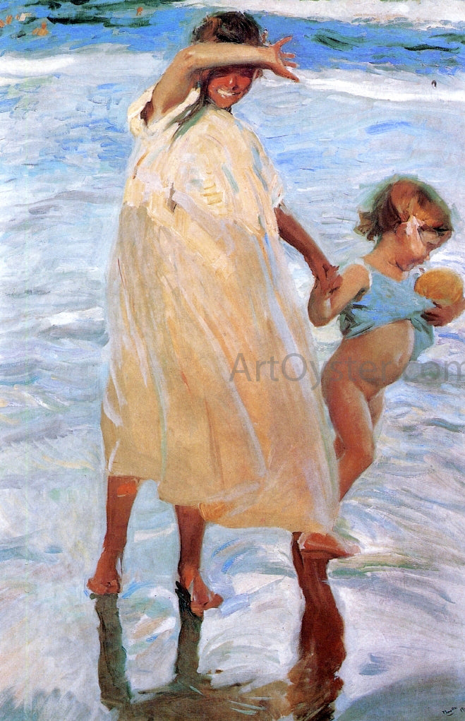  Joaquin Sorolla Y Bastida The Two Sisters - Hand Painted Oil Painting