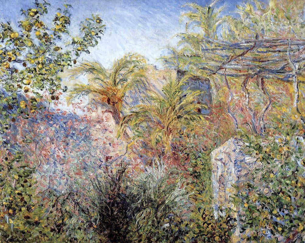  Claude Oscar Monet The Valley of Sasso, Bordighera - Hand Painted Oil Painting