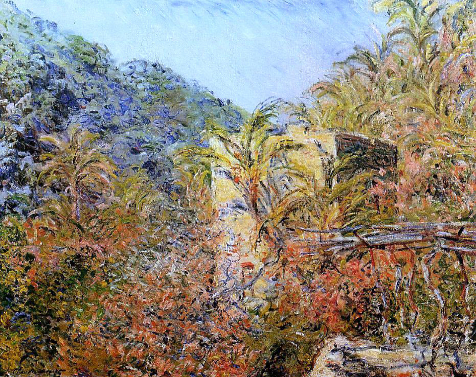  Claude Oscar Monet The Valley of Sasso, Sunshine - Hand Painted Oil Painting