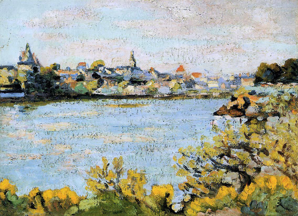  Armand Guillaumin The Village of Pornic - Hand Painted Oil Painting