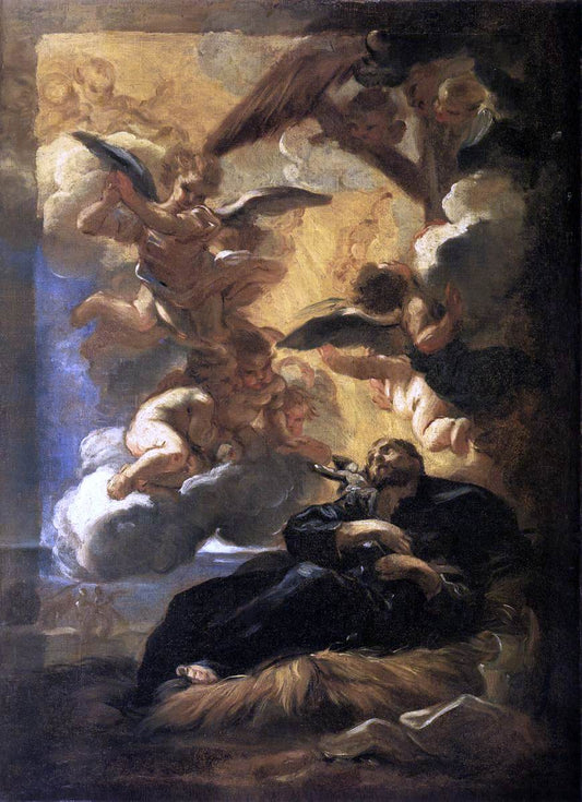  Baciccio The Vision of St Francis Xavier - Hand Painted Oil Painting