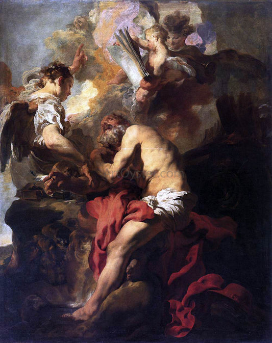  Johann Liss The Vision of St Jerome - Hand Painted Oil Painting