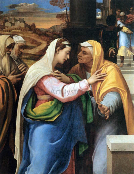  Sebastiano Del Piombo The Visitation - Hand Painted Oil Painting