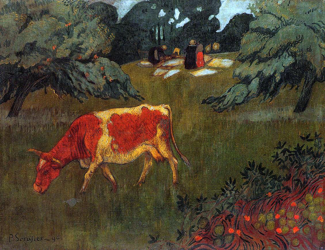  Paul Serusier The Wash in a Large Meadow - Hand Painted Oil Painting