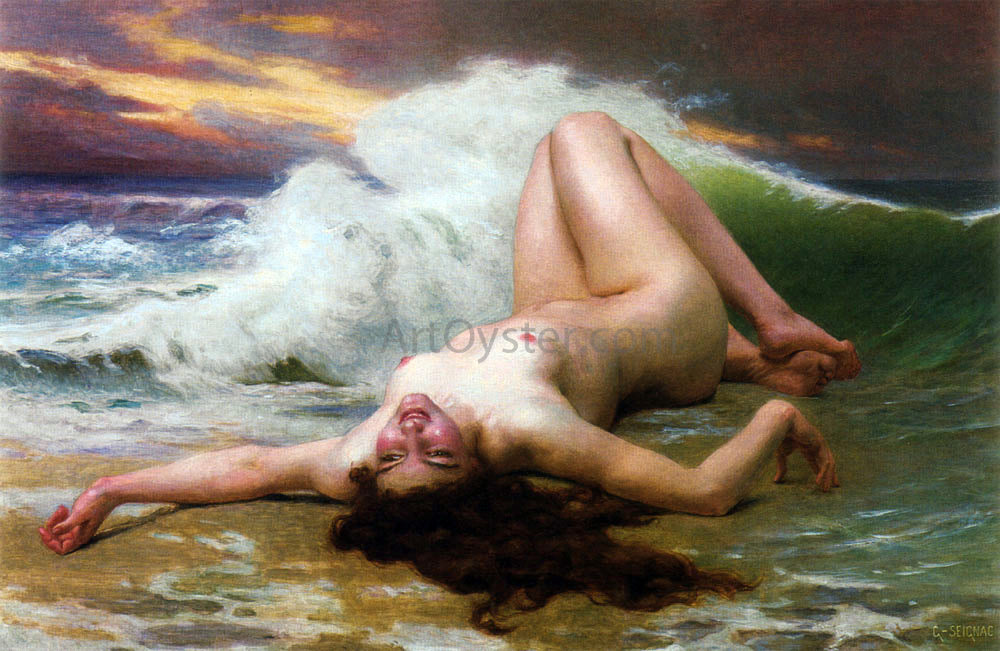  Guillaume Seignac A Wave - Hand Painted Oil Painting
