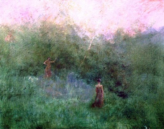  Thomas Wilmer Dewing The White Birch - Hand Painted Oil Painting