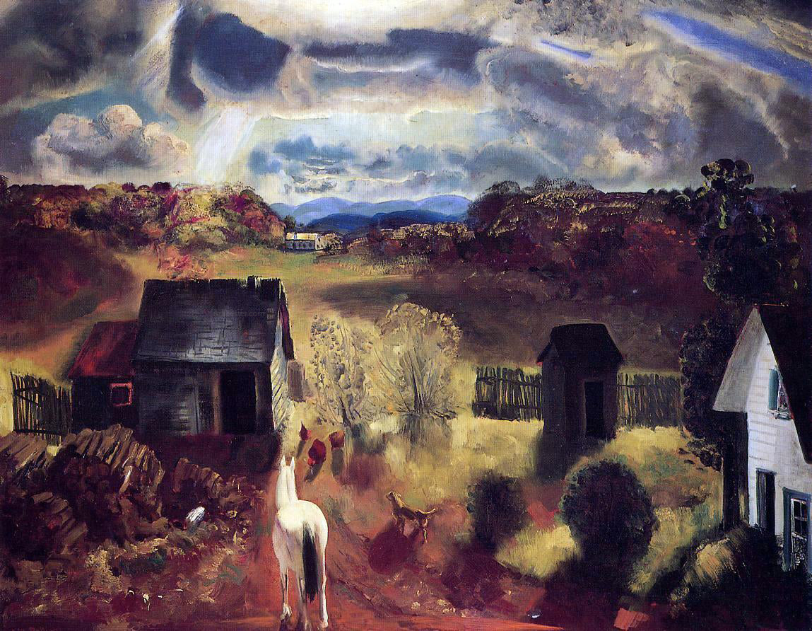  George Wesley Bellows The White Horse - Hand Painted Oil Painting
