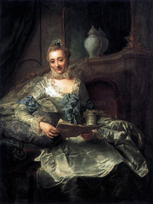  Georg David Matthieu The Wife of Joachim Ulrich Giese - Hand Painted Oil Painting