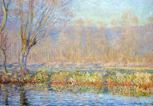  Claude Oscar Monet The Willow (also known as Spring on the Epte) - Hand Painted Oil Painting