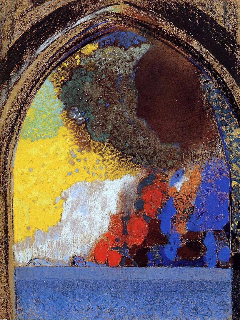  Odilon Redon The Window - Hand Painted Oil Painting