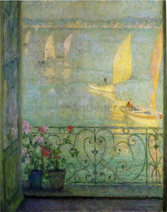  Henri Le Sidaner The Window at Croisic - Hand Painted Oil Painting