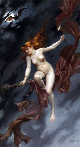  Luis Ricardo Falero The Witches Sabbath - Hand Painted Oil Painting