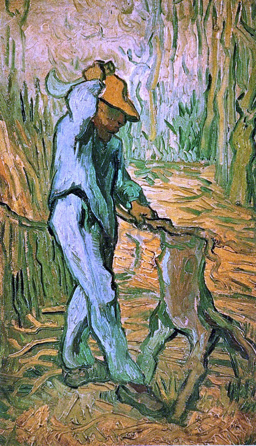  Vincent Van Gogh The Woodcutter (after Millet) - Hand Painted Oil Painting
