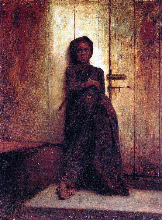  Eastman Johnson The Young Sweep - Hand Painted Oil Painting