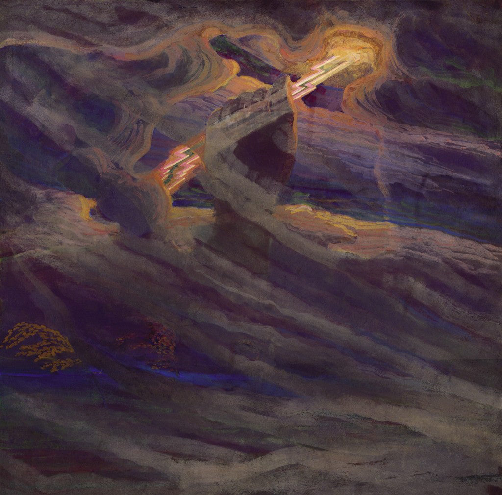  Mikalojus Ciurlionis Thor - Hand Painted Oil Painting