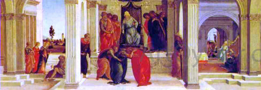  Filippino Lippi Three Scenes from the Story of Esther - Hand Painted Oil Painting