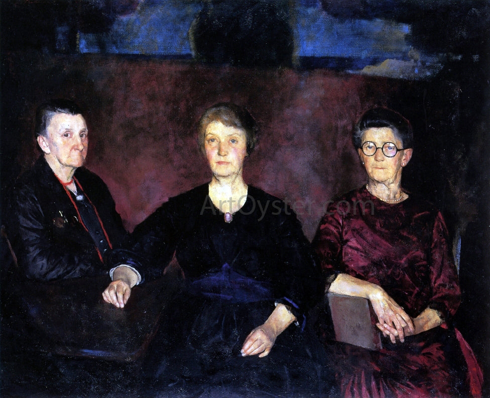  Charles Webster Hawthorne Three Women of Provincetown - Hand Painted Oil Painting