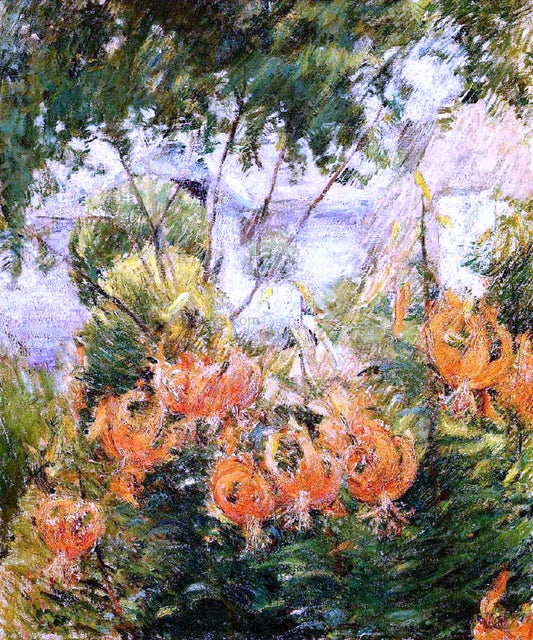  John Twachtman Tiger Lilies - Hand Painted Oil Painting