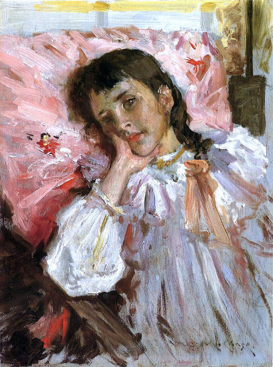  William Merritt Chase Tired (also known as Portrait of the Artist's Daughter) - Hand Painted Oil Painting