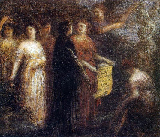  Henri Fantin-Latour To Robert Schumann - Hand Painted Oil Painting