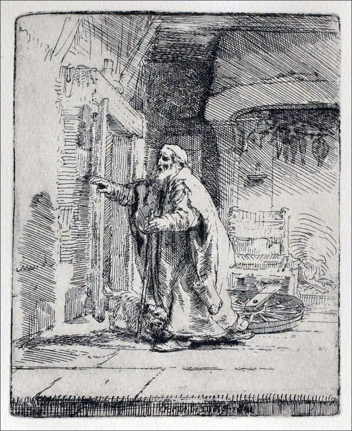  Rembrandt Van Rijn Tobit Blind, with the Dog - Hand Painted Oil Painting