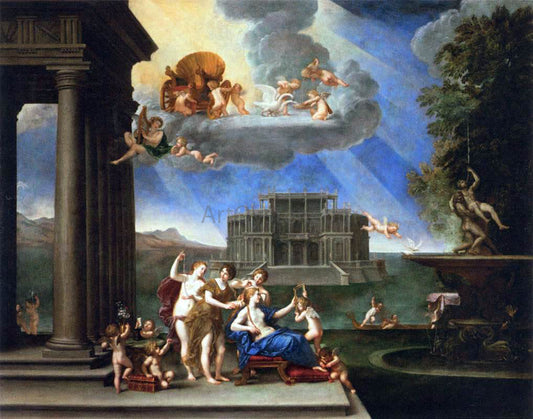  Francesco Albani Toilet of Venus - Hand Painted Oil Painting