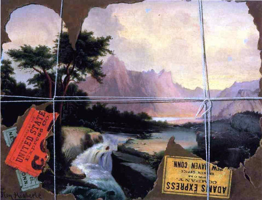  John Haberle Torn in Transit - Hand Painted Oil Painting