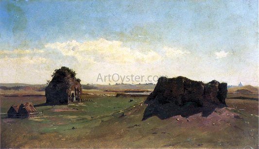  William Stanley Haseltine Torre degli Schiavi, Campagna Romana - Hand Painted Oil Painting