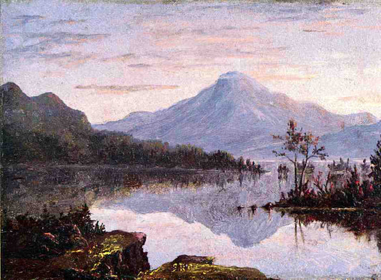  Sanford Robinson Gifford Toung Mountain, Lake George - Hand Painted Oil Painting