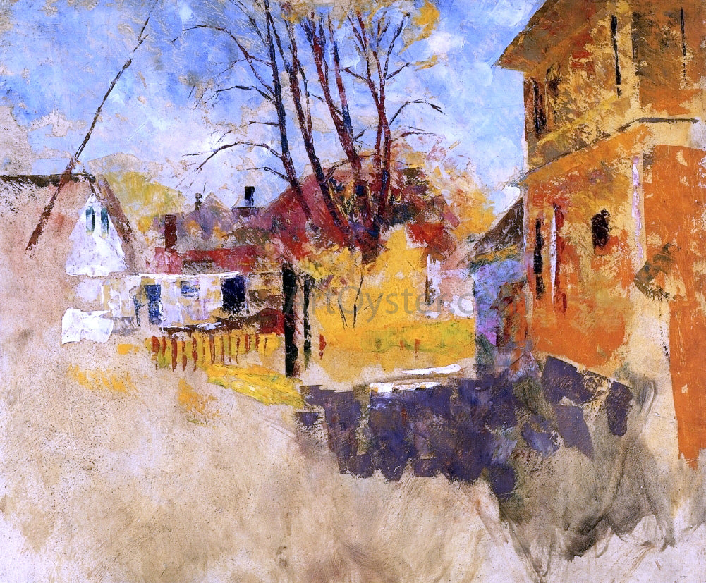  Charles Webster Hawthorne Town View, Provencetown - Hand Painted Oil Painting