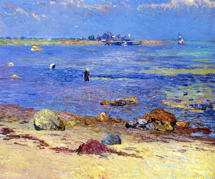  William James Glackens Treading Calms, Wickford - Hand Painted Oil Painting