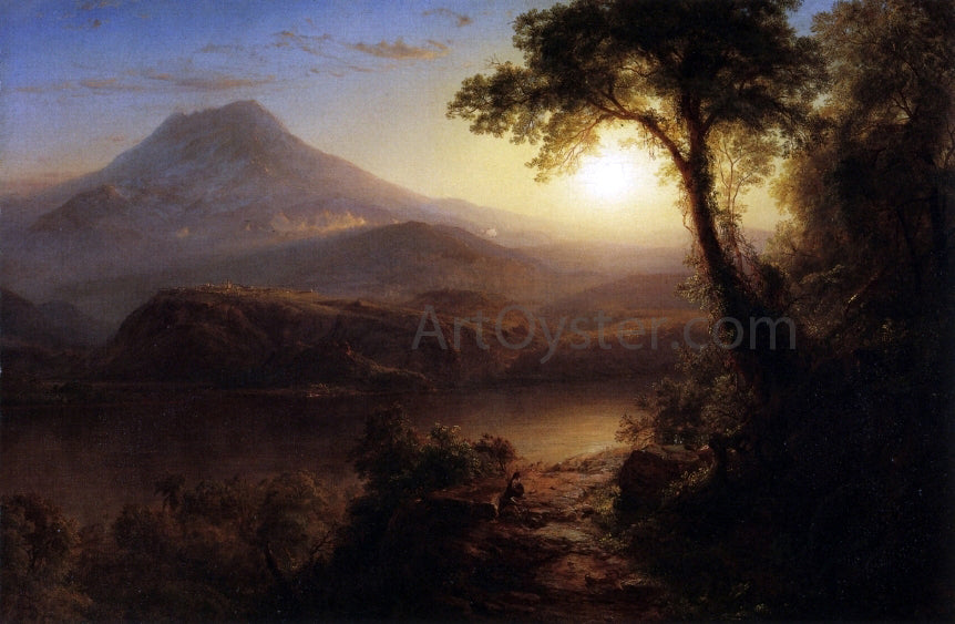  Frederic Edwin Church Tropical Scenery (also known as South American Landscape) - Hand Painted Oil Painting