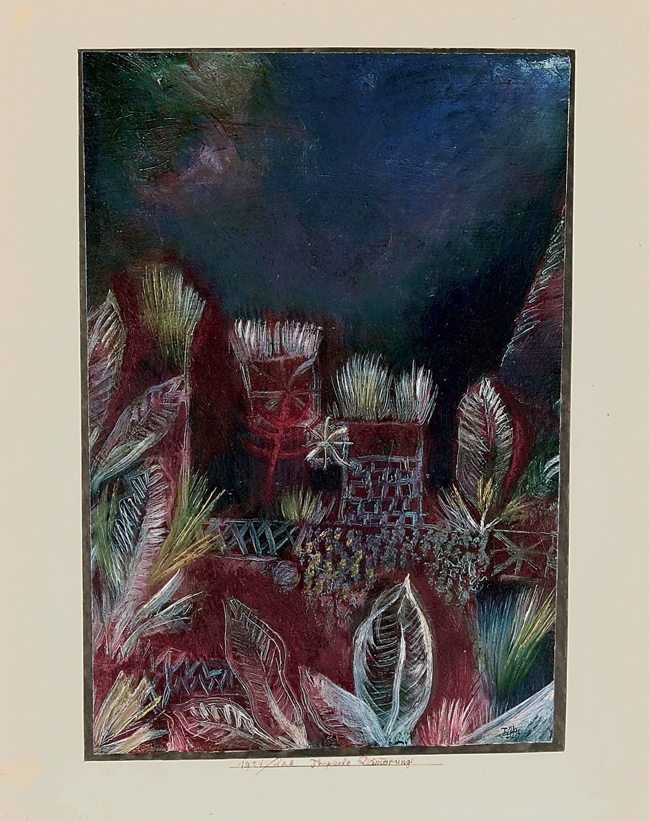  Paul Klee Tropical Twilight - Hand Painted Oil Painting