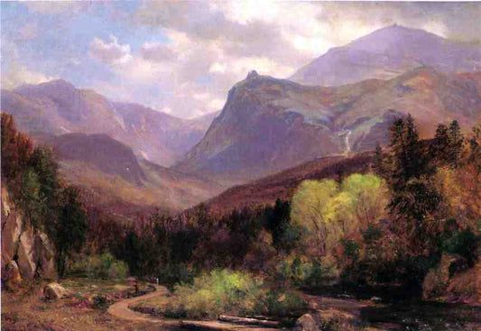  Samuel Lancaster Gerry Tuckermans Ravine and Mount Washington - Hand Painted Oil Painting