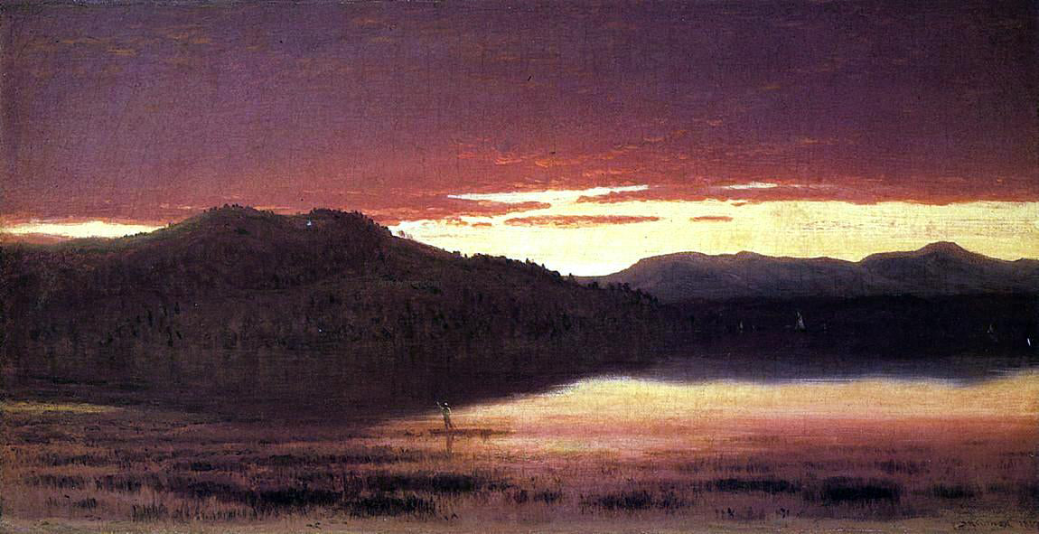  Sanford Robinson Gifford Twilight - Hand Painted Oil Painting