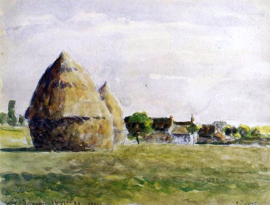  Camille Pissarro Twilight, Eragny - Hand Painted Oil Painting