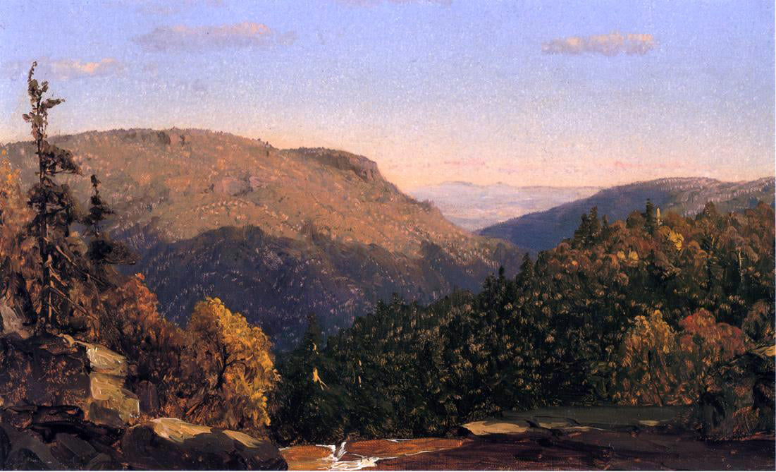 Sanford Robinson Gifford Twilight Park (also known as Kauterskill Clove, from Haines Falls) - Hand Painted Oil Painting