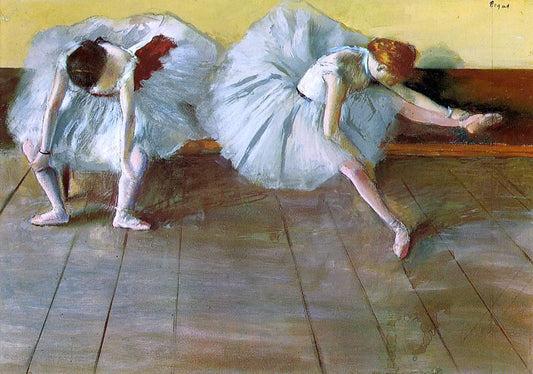  Edgar Degas Two Ballet Dancers - Hand Painted Oil Painting