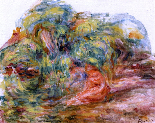  Pierre Auguste Renoir Two Woman in a Garden - Hand Painted Oil Painting