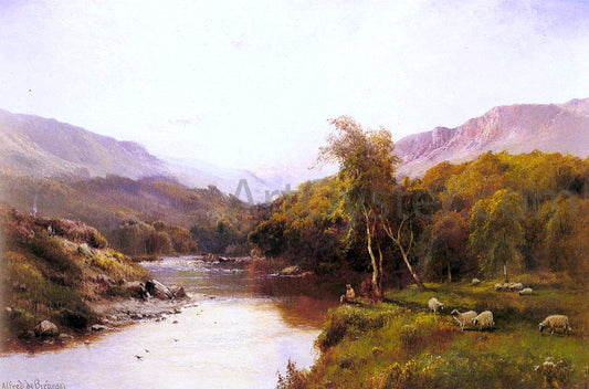  Senior Alfred De Breanski Tyn-Y-Groes, The Golden Valley - Hand Painted Oil Painting