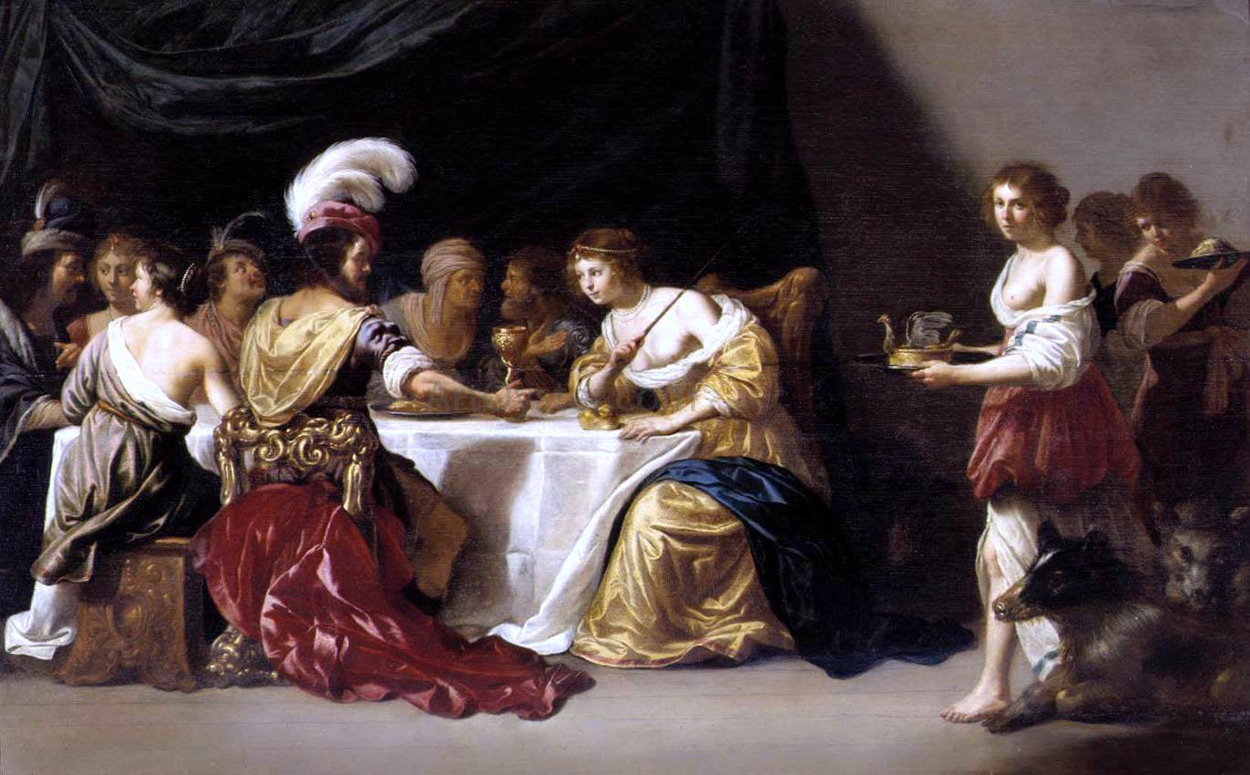  Jan Van Bijlert Ulysses and Circe - Hand Painted Oil Painting